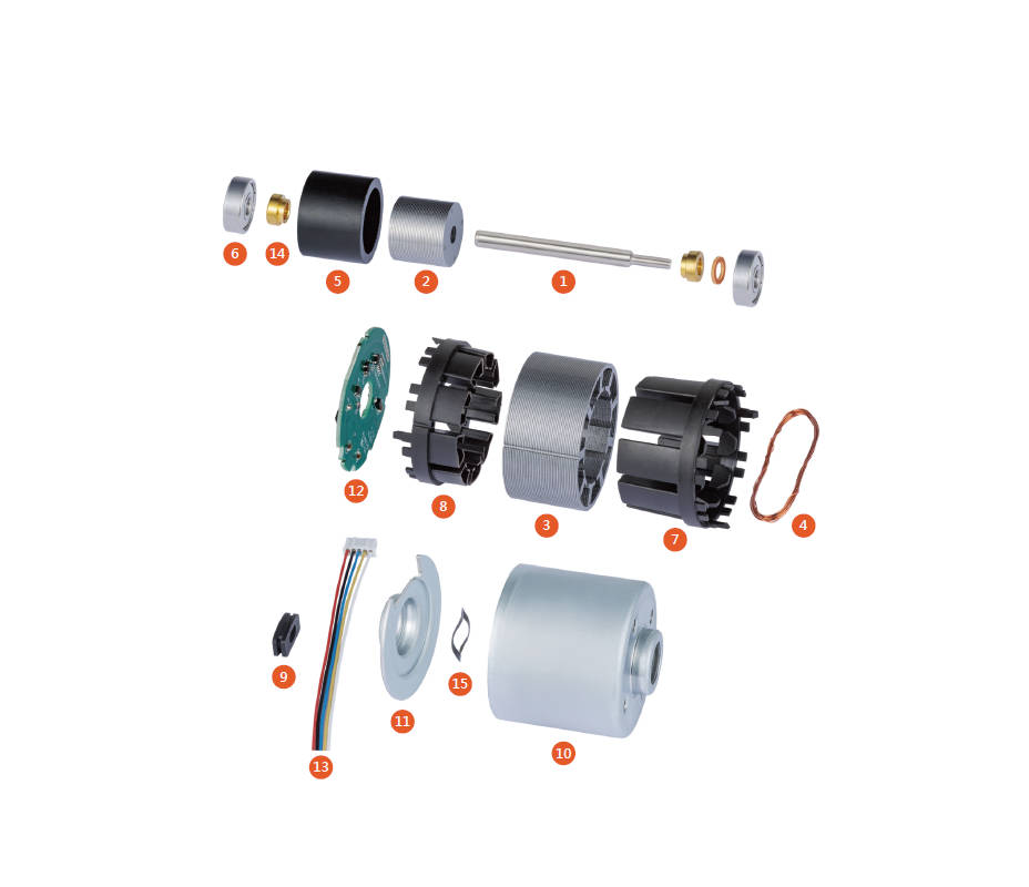 无刷电机分解圖